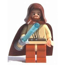 LEGO Obi-Wan Kenobi met Light-Omhoog Lightsaber minifiguur