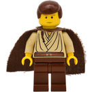 LEGO Obi-Wan Kenobi (Young) med Kappe og Gul Hode Minifigur