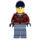 LEGO Ocean Explorer s Tmavě červená Sweatshirt Minifigurka