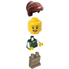 LEGO Ocean House Woman - Reddish Brown Ponytail Minifigure