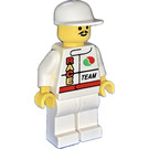 LEGO Octan Race Team Kierowca z Czapka Minifigurka