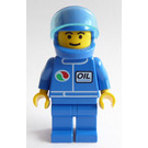 LEGO Octan Racer in Blue Suit with Helmet Minifigure