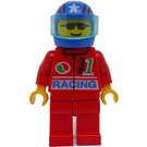 LEGO Octan Racing Blau Helm mit Sterne und Streifen Muster Minifigur