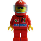 LEGO Octan Racing Team 1 Driver with Helmet Minifigure