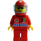 LEGO Octan Racing Team 1 Driver met Helm minifiguur