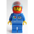 LEGO Octan Worker Bleu Torse et Jambes Rouge Casque Minifigurine