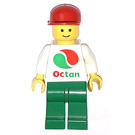 LEGO Octan Worker met Wit Shirt met Groot Octan logo Minifiguur