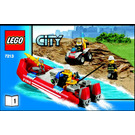 LEGO Off-Road Fire Truck & Fireboat Set 7213 Instructions
