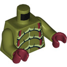 LEGO Verde oliva Alien Buggoid, Olive Verde Torso (973 / 76382)