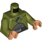 LEGO Olive Green Bail Organa Minifig Torso (973 / 76382)