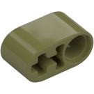 LEGO Olive Green Beam 2 with Axle Hole and Pin Hole (40147 / 74695)