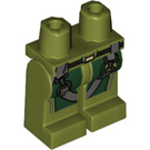 LEGO Olivgrün Bistan Minifigure Hüften und Beine (3815 / 28512)