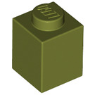 LEGO Olive Green Brick 1 x 1 (3005 / 30071)
