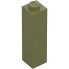 LEGO Olive Green Brick 1 x 1 x 3 (14716)