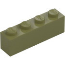 LEGO Olivově zelená Kostka 1 x 4 (3010 / 6146)