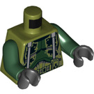 LEGO Olive verte Clone Commander Gree Minifig Torse (973 / 76382)