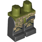 LEGO Olive verte Clone Commander Gree Minifigure Hanches et jambes avec noeud gris (3815 / 15794)