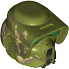 LEGO Olijfgroen Corps Trooper Helm met Camouflage (15311 / 16684)