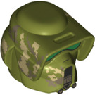 LEGO Olivgrün Corps Trooper Helm mit Elite Corps Trooper Camouflage (15311 / 47210)