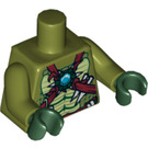 LEGO Olijfgroen Cragger Torso (76382 / 88585)