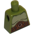 LEGO Verde oliva Cyclops Torso sin brazos (973)