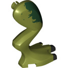 LEGO Olive Green Dilophosaurus Back Right Leg (38948)