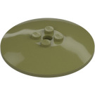 LEGO Olive Green Dish 6 x 6 (35327 / 44375)