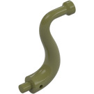 LEGO Olive Green Elephant Trunk with Long End (80497)