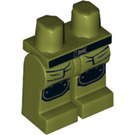 LEGO Olive Green Foot Soldier Minifigure Hips and Legs (3815 / 17922)