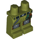 LEGO Olivgrün Frank Felsen Beine (3815 / 10592)