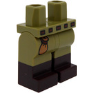 LEGO Olive Green Goatherd Legs (73200 / 105574)