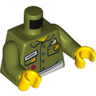 LEGO Olijfgroen Kabob Bob Minifig Torso (973 / 76382)