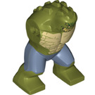 LEGO Olivově zelená Killer Croc Tělo (27017)