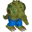LEGO Olivgrün Killer Croc mit Blau Shorts Körper (29959)
