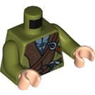 LEGO Olijfgroen Legolas Greenleaf Torso (973 / 76382)