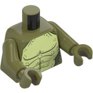 LEGO Olivengrøn Lizard Minifig Torso (973 / 76382)