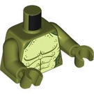 LEGO Olive verte Lizard Minifig Torse (973 / 76382)