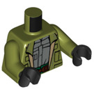 LEGO Olive Green Luthen Rael Minifig Torso (973 / 76382)