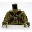 LEGO Olijfgroen Minifiguur Torso Orc (973 / 76382)