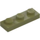 LEGO Oliivinvihreä Levy 1 x 3 (3623)