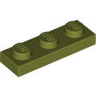 LEGO Olivgrün Platte 1 x 3 (3623)