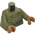 LEGO Olive Green Princess Leia Minifig Torso (973)