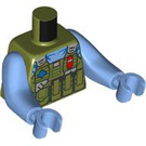 LEGO Olijfgroen RDA Quaritch Minifig Torso (973 / 99114)