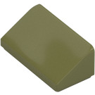 LEGO Olive Green Slope 1 x 2 (31°) (85984)