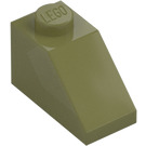 LEGO Olive Green Slope 1 x 2 (45°) (3040 / 6270)