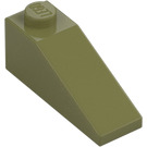 LEGO Olive Green Slope 1 x 3 (25°) (4286)