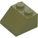 LEGO Verde oliva Con pendiente 2 x 2 (45°) (3039 / 6227)