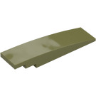 LEGO Olive Green Slope 2 x 8 Curved (42918)