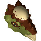LEGO Olivgrün Stygimoloch Kopf (80568)