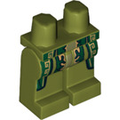 LEGO Olive verte The Mandarin (Dark Green Casquette) Jambes (3815 / 14623)